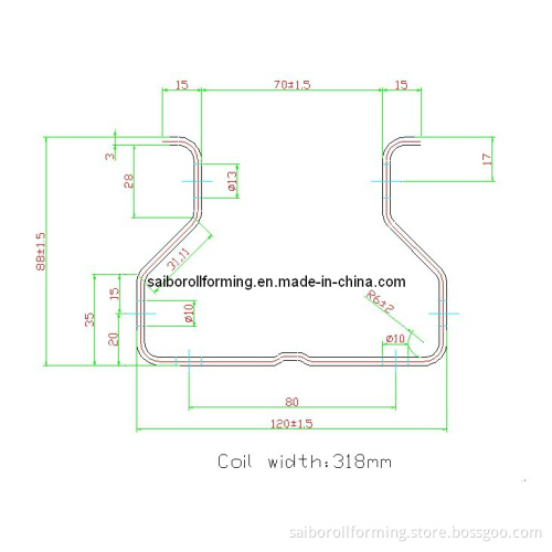 Shelf Roll Forming Machine